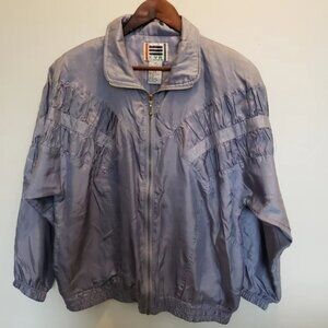 Vintage 80s Silk Jacket Deadstock New With Tags